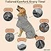 SOGGYDOGGY® UK: Luxuriöser Hunde-Trocknungsmantel, super saugfähiger Mikrofaser-Hunde-Bademantel mit Kapuze, schnell trocknend in Minuten, dicker & weicher Bademantel - Bad, Pflege & Reise, bedeckt