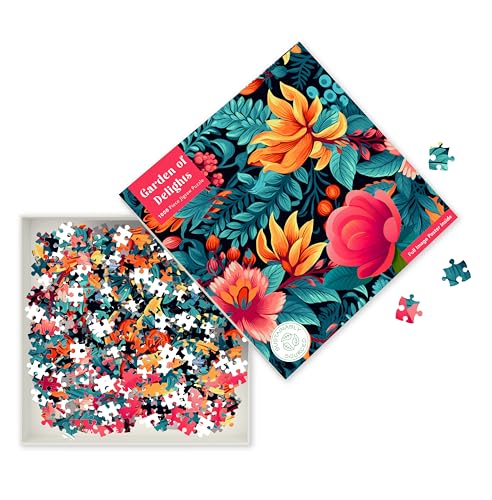 Adult Sustainable Jigsaw Puzzle Garden of Delights: 1000-Pieces. Ethical, Sustainable, Earth-Friendl