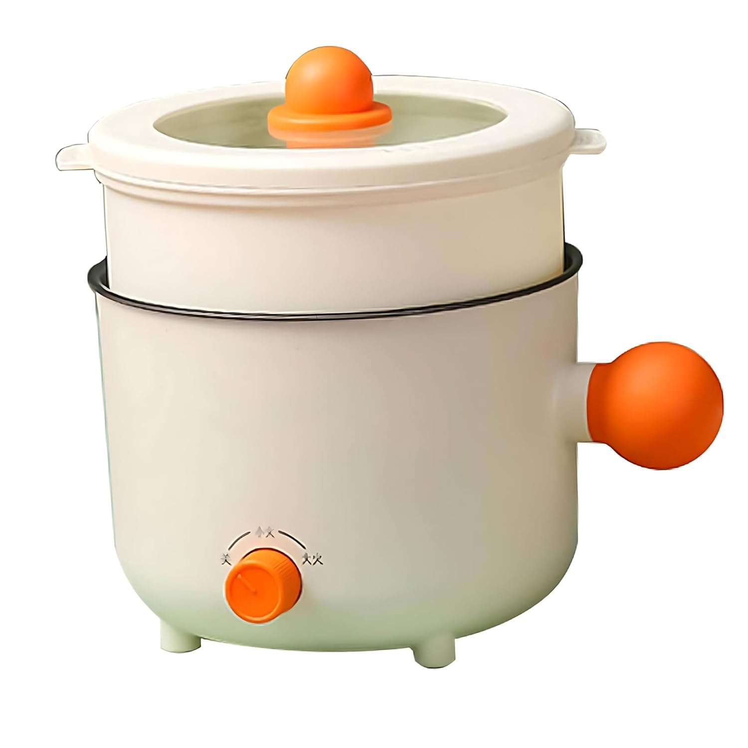 Vroxy Safe Cooking Mini Electric Noodle Cooker – Adjustable 2-Level Fire Power & Easy-to-Clean Design(1Pcs)-picture-10