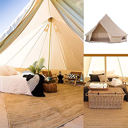 Carpa GeRRiT Bell Tent Lona Yurt Mongol 6M Verde miniatura 4