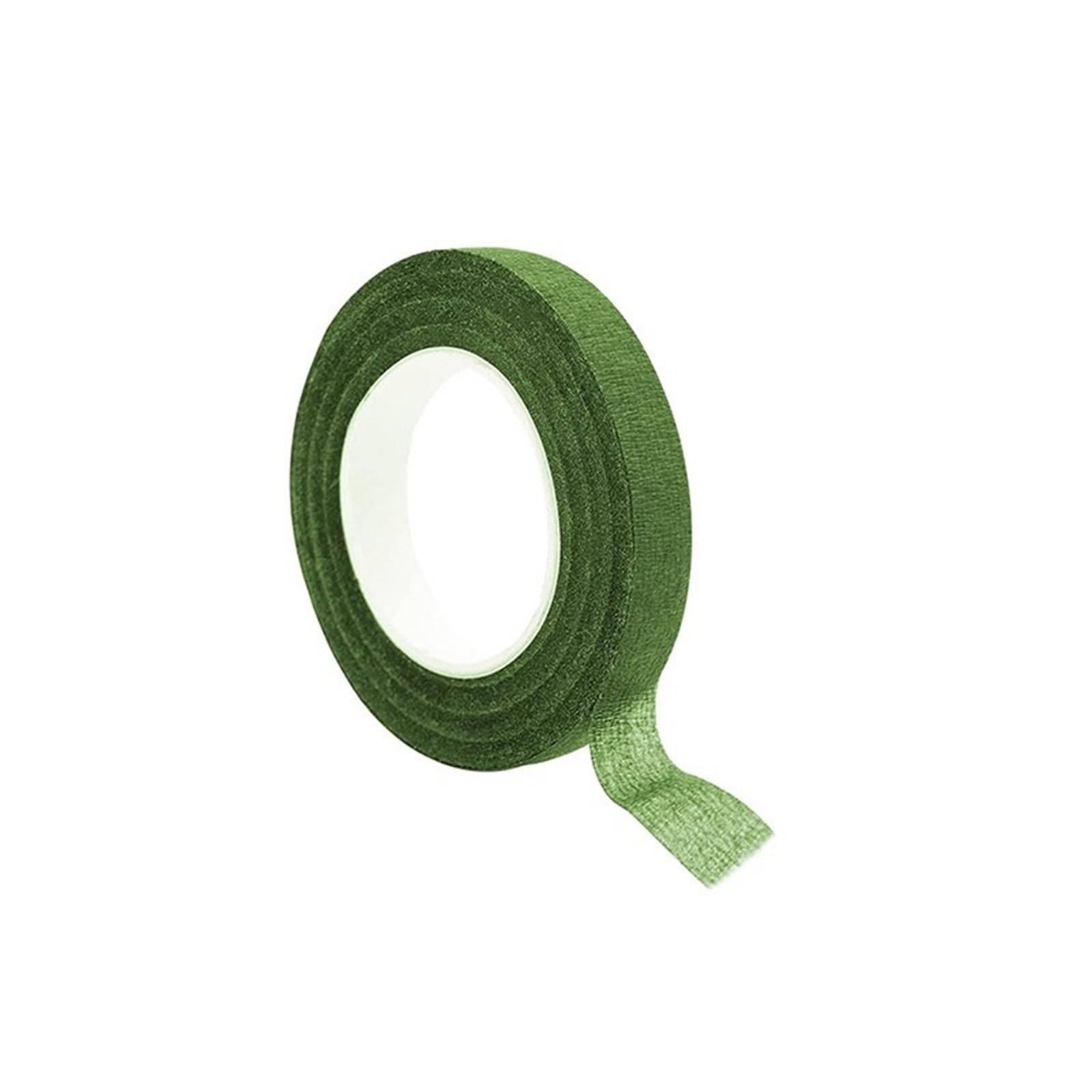 6 Stück DIY Bastelbedarf Grünes Papierband Blumenband Hochzeit Blumenstrauß Selbstklebendes Zubehör Arrangement Stiel Wrap Dekor Für Floristik