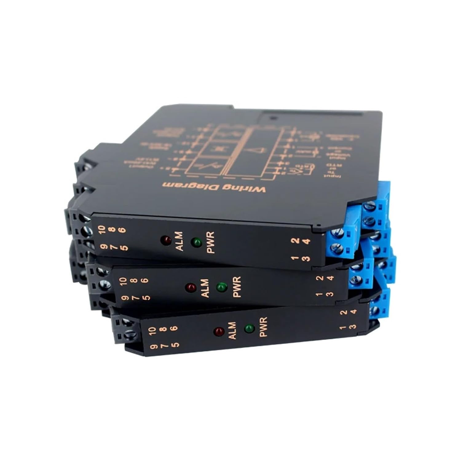 DC 4-20ma Input Analog Signal Isolator Converter/Signal Splitter with 4-20ma Output(1In1Out,4-20mA to 0-10V)