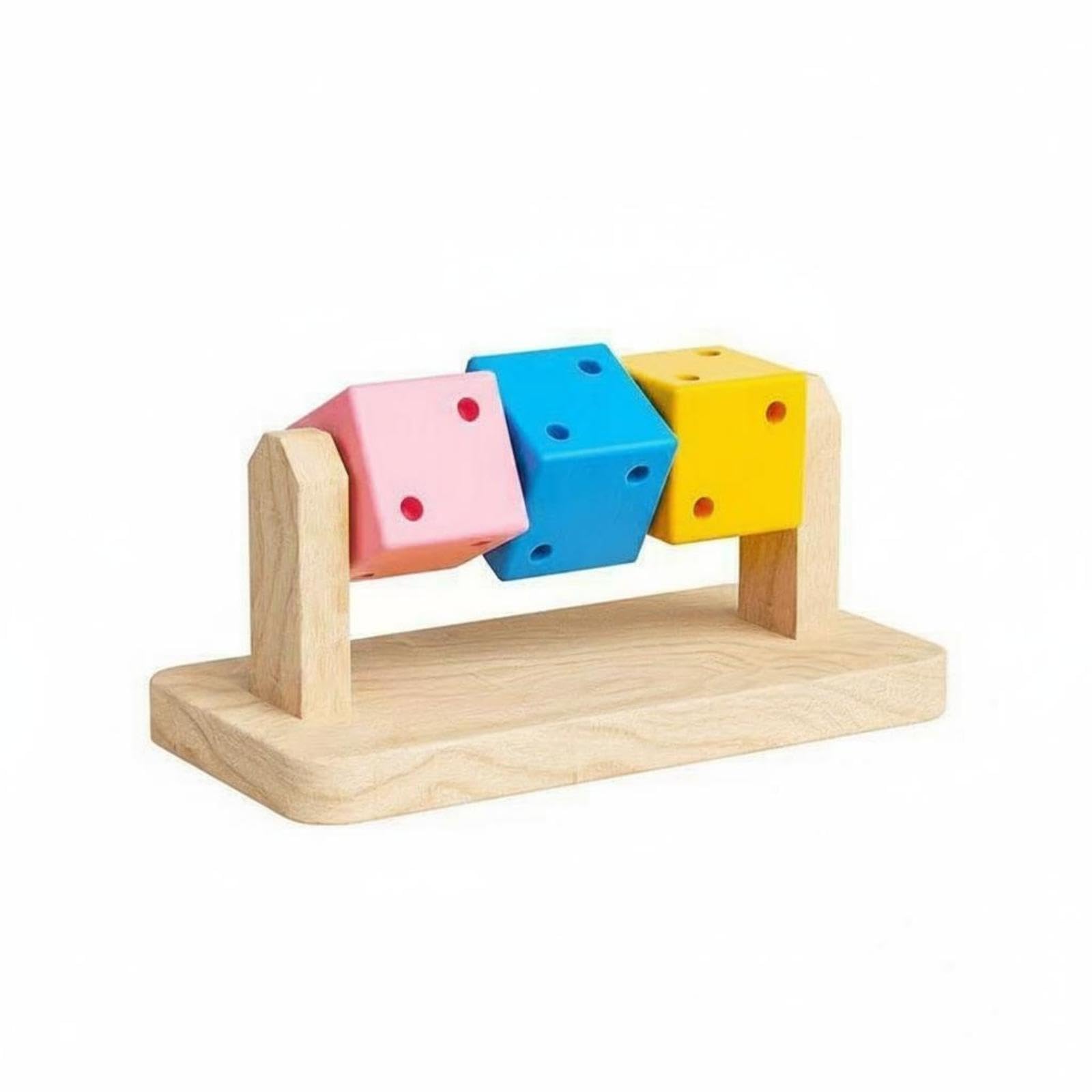 Wooden Hamster Toy Wood Wooden Toy Polished Finish Small Pet Activity Toys|Pet Supplies| Small Animal Supplies| Exercise & Toys-image-13