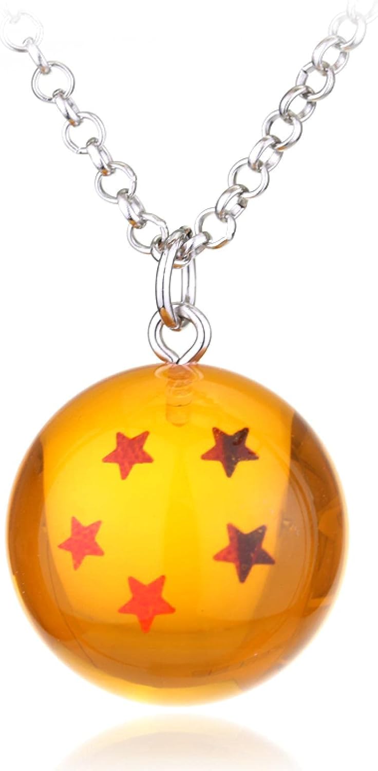 Luunay Joyería Periférica De Anime, Collar Con Colgante De Bola De Dragón, Collar De Mujer, Collar Con Colgante Para Hombre, Joyería Pequeña, Collar De Niña