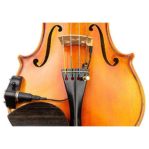 KNA VV-3V, Portable Piezo Violin/Viola Pickup With Volume Control Cover