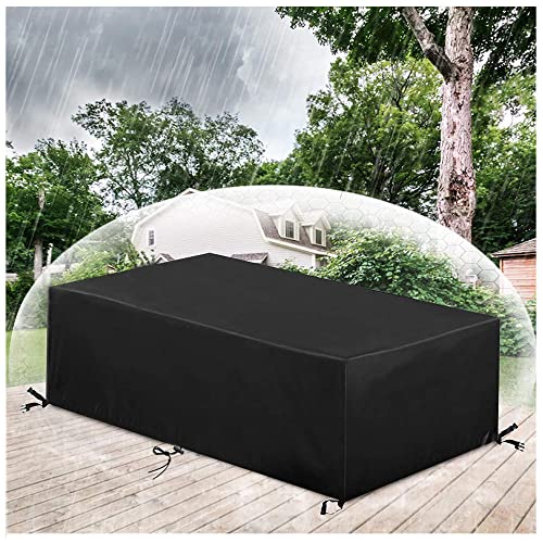 Housse de table de jardin bâche de protection extérieure étanche