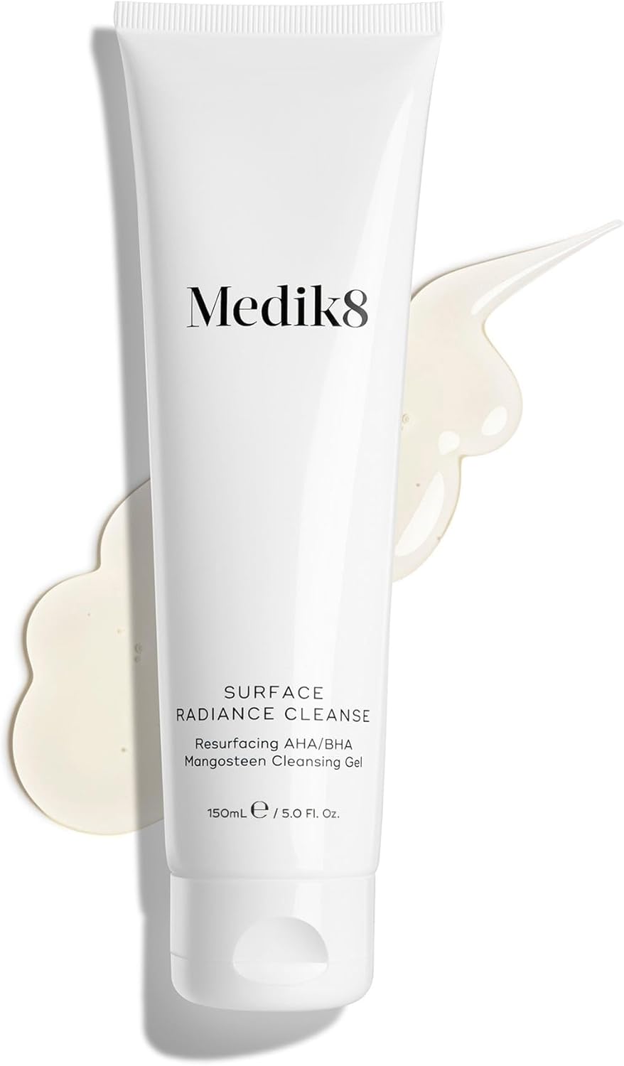 Medik8 Surface Radiance Cleanse – Resurfacing AHA/BHA Mangosteen Cleansing Gel – Salicylic Acid Cleanser – All Skin Types – 150ml Medik8 Surface Radiance Cleanse – Resurfacing AHA/BHA Mangosteen Cleansing Gel – Salicylic Acid Cleanser – All Skin Types – 150ml