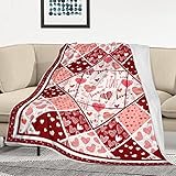 Valentines Blanket to Wife Gift to My Girlfriend 50'x60' Cartoon Couples Blanket Super Soft Warm and...