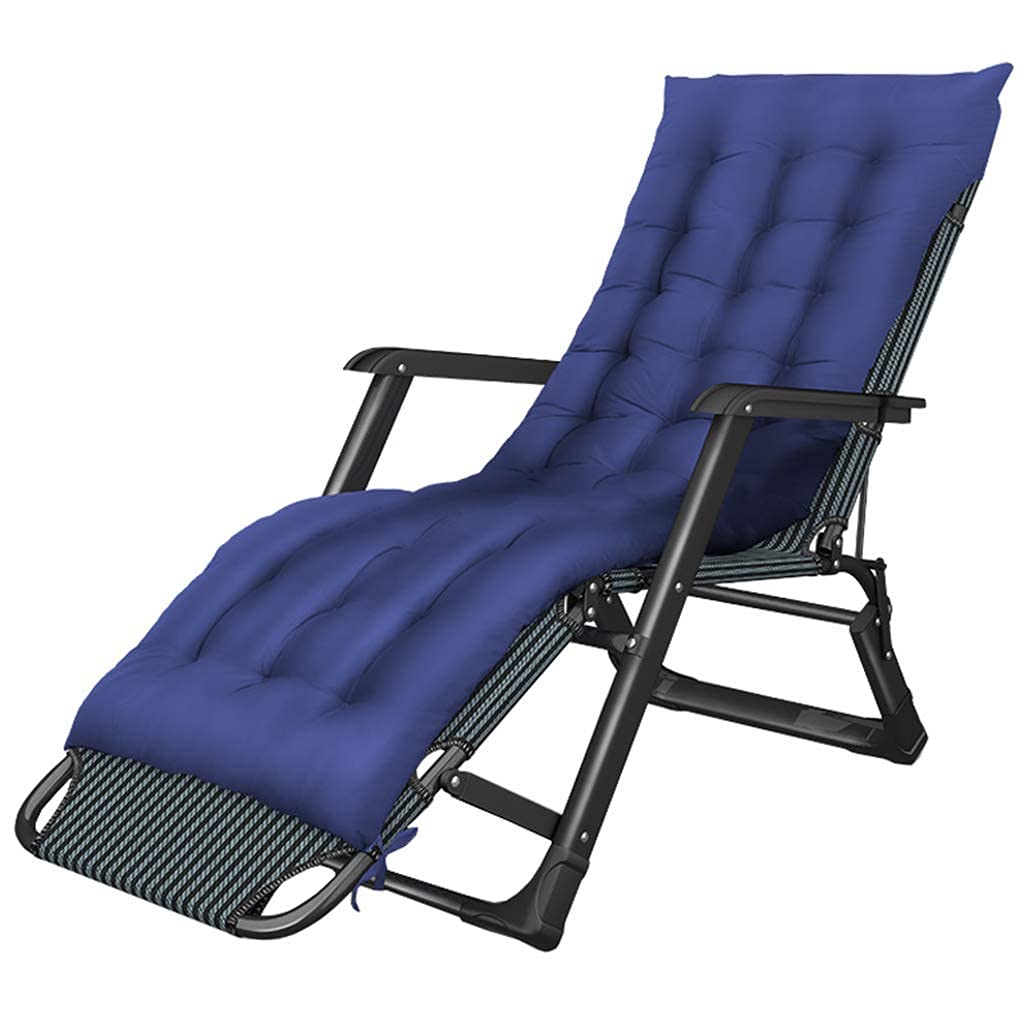 Sedia per Il Tempo Libero per la casa Lettino Prendisole a gravità Zero Sedie reclinabili da Giardino Pieghevoli con Cuscino per Patio sulla Spiaggia Giardino Campeggio all'aperto Max.200 kg
