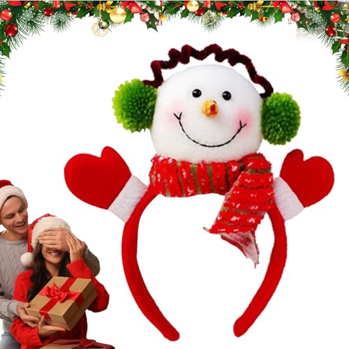 [Aoyitaf] クリスマス カチューシャ トナカイ カチューシャ 1/6個 雪だるま 鹿の角 かわいい ヘアーバンド 髪飾り 仮装 撮影 小道具 記念日 ふわふわ クリスマス 帽子 クリスマス 被り物 ギフト プレゼント おしゃれ クリスマス飾りの商品画像（Amazon）