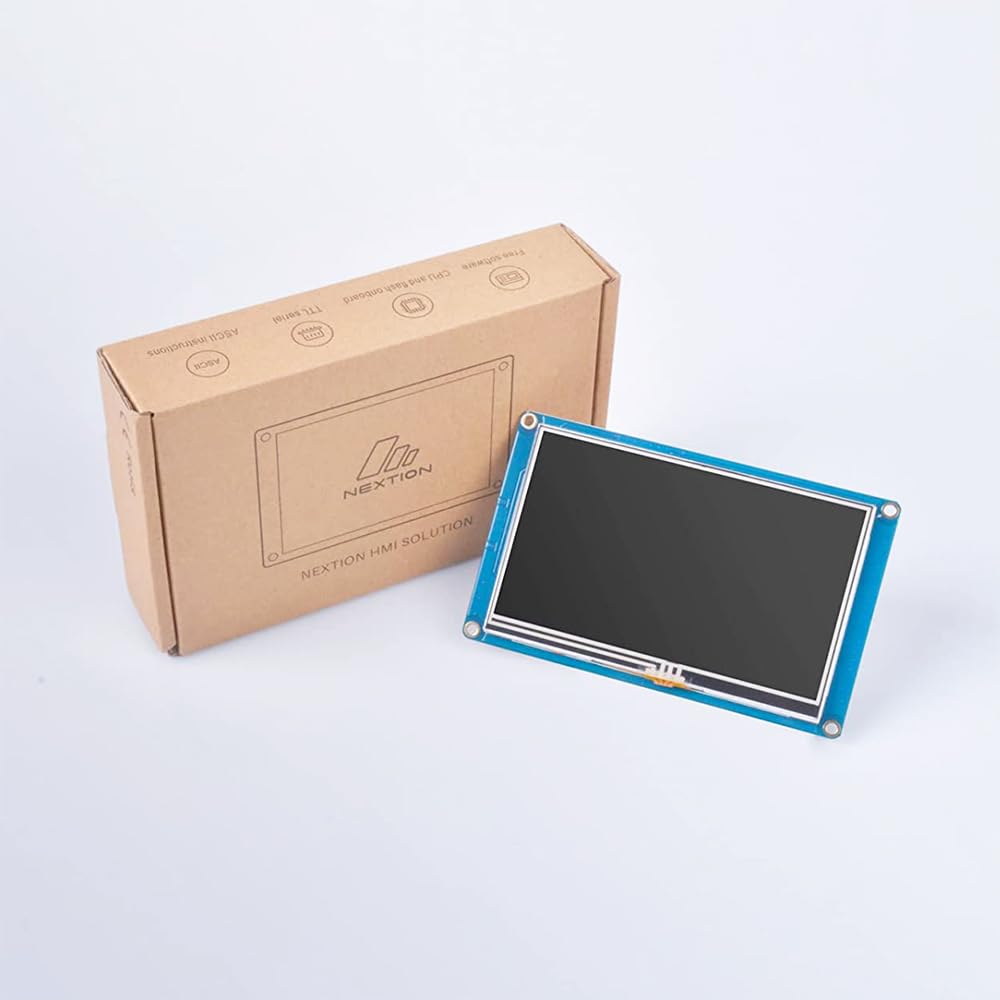 Digitalkey Nextion NX4827T043 Pantalla de 4.3 pulgadas HMI Inteligente Smart USART UART Serial Módulo Panel táctil TFT LCD para kit Raspberry Pi y Arduino