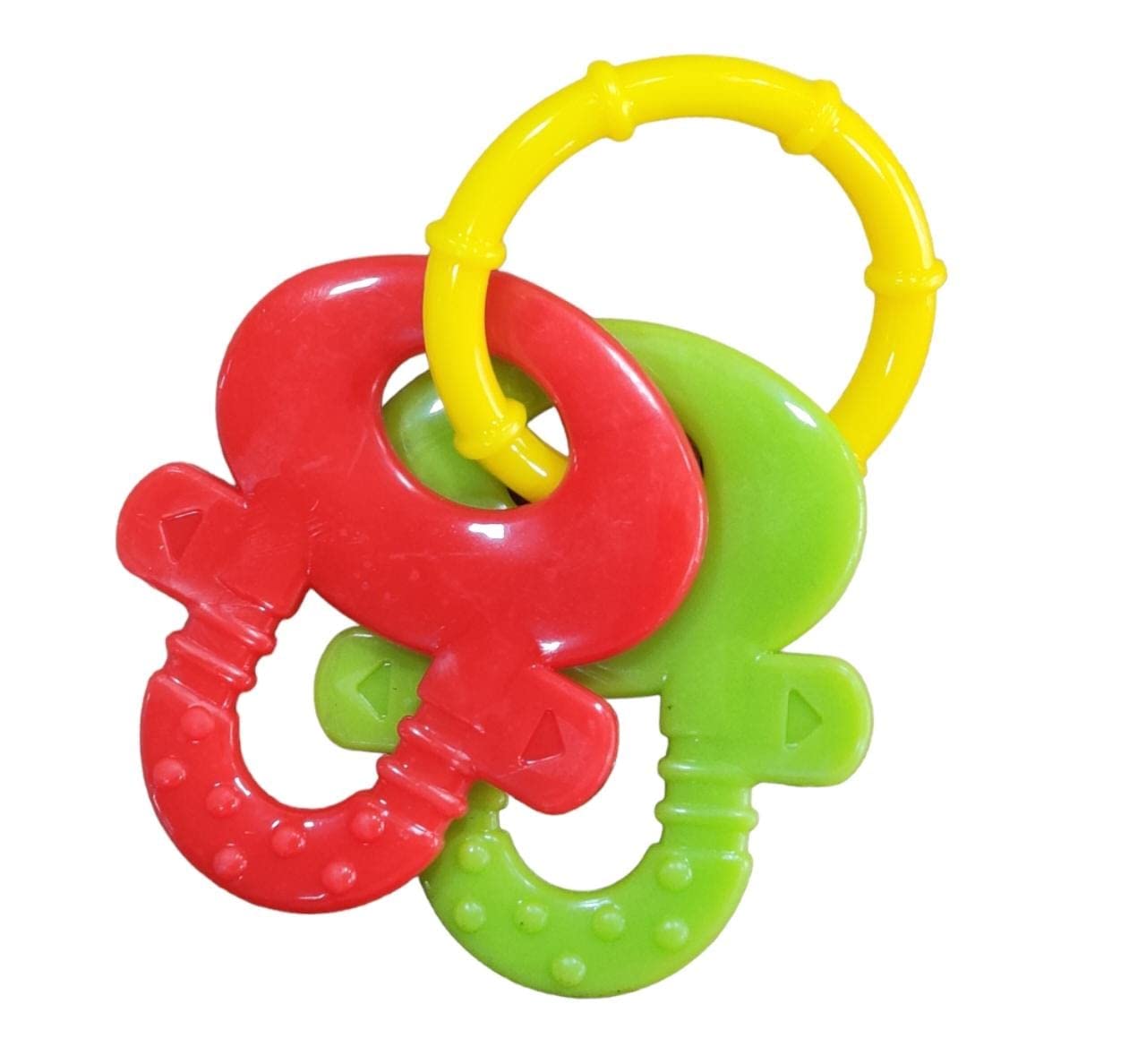 Little Innocents Baby Teether Key Rattle for Infants (Pack of 1) Multicolor-image-3