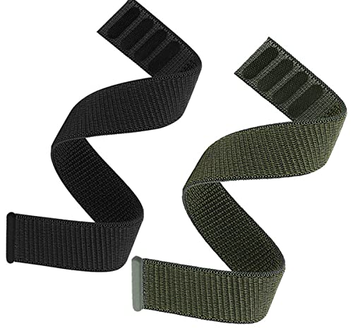 Correa Nylon 22mm Velcro para Garmin Instinct 45mm miniatura 1
