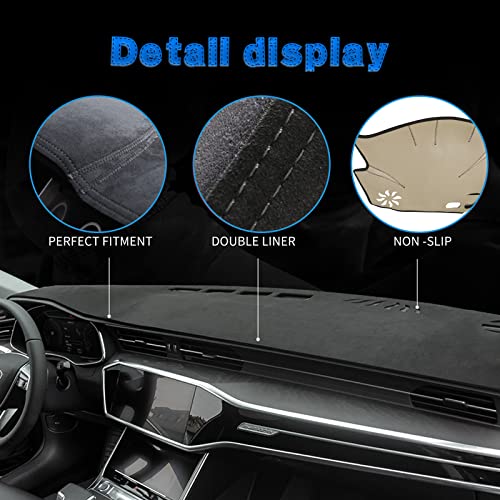 Ikabevem Dashboard Cover Compatible With Toyota Camry 2007 2008 2009 2010 2011 Dash Cover Mat Dashboard Pad Sun Protection Anti-Vertigo Mat Blanket #TOP3
