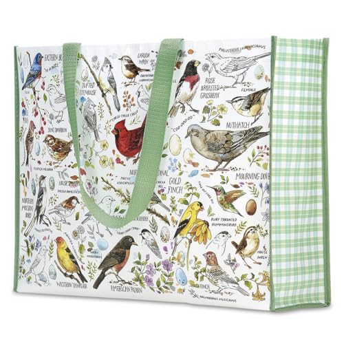 Current Paradise Bird Large Shopping Tote, Reusable, Lightweight, Grocery Bag 16 x 5 x 13”