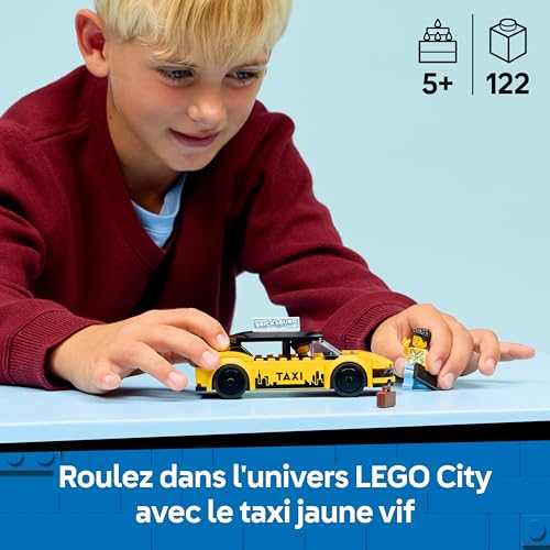 LEGO® City 60487 Le taxi jaune - vue 4
