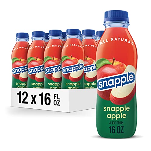 Snapple Apple Juice Drink, 16oz, 12 bottles
