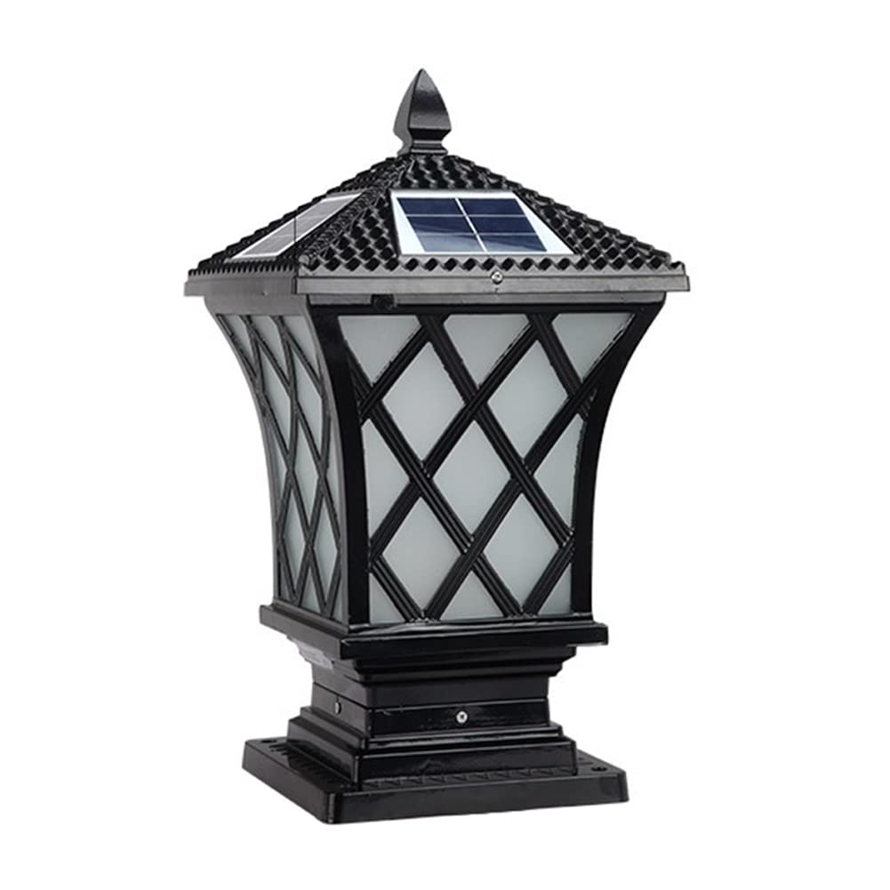 HUA QIANG WANG Solar Powered Outdoor Light Courtyard Light for Garden,Landscape,Patio,Tree IP65 3-Color (Black)