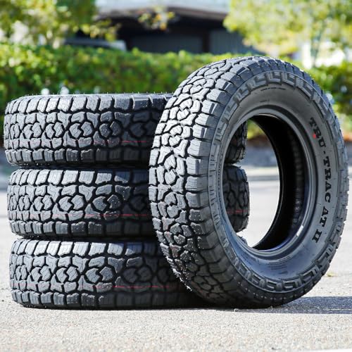 Set of 4 (FOUR) Armstrong Tru-Trac AT II Truck/SUV A/T All-Terrain Off-Road Radial Tires-225/65R17 225/65/17 225/65-17 102T Load Range SL 4-Ply BSW Black Side Wall