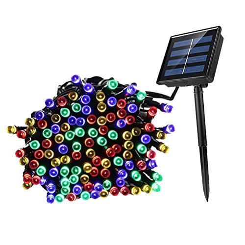 Lurrose 1 PC 10M Solar LED Pisca-Pisca Ao Ar Livre À Prova D 'Água LED Lâmpada String 100LED Beads