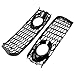 Grilles antibrouillard, 2 pièces couverture de grille de pare-chocs antibrouillard de voiture compatible avec A5 s-line/S5 B8 RS5 2008-2012