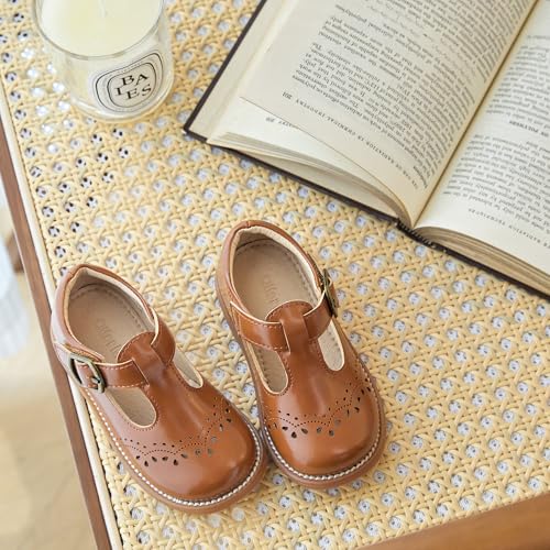 Image of Otter MOMO Toddler /Little Girls Mary Jane Slip-on School Uniform Party Dress Shoes