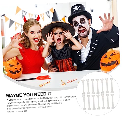 NOLITOY 72 Peças Ossos De Plástico De Halloween Ossos De Halloween Ossos Humanos De Plástico Em Mini
