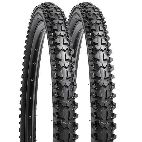 YunSCM 2本,26 2.10 タイヤ,26x2.10 54-559 自転車タイヤ,適用 26インチ 2.10 マウンテンバイク、クロスバイク,Y-338