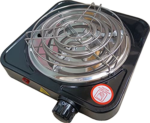 KitaBulb Elektrisch Kohleanzünder 1000W Schwarz Kochplatte für Kokosnusskohle Kaffee / Tee / Milch - Kohlen Ofen… – Bild 3
