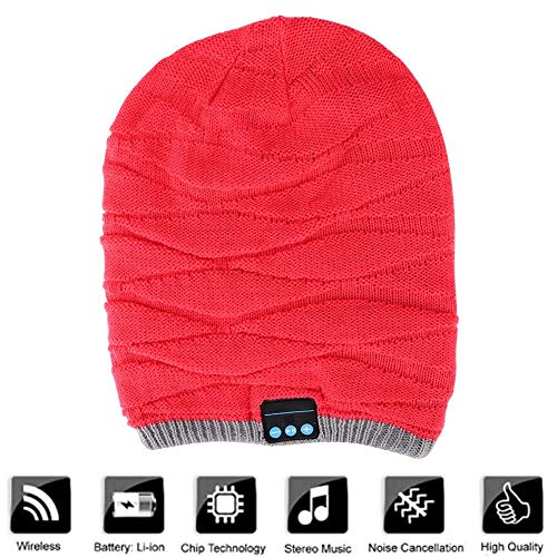 Chapéu Bluetooth sem fio, Fibra acrílica quente, amigável à pele, Bluetooth respirável, chapéu music