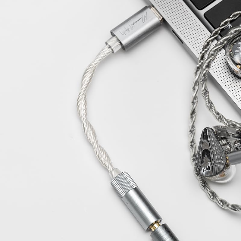 Image of Moondrop Echo-A 32Bit /384kHz Portable USB Type-C to Headphone DAC /AMP with 3.5mm Audio Jack Adapter