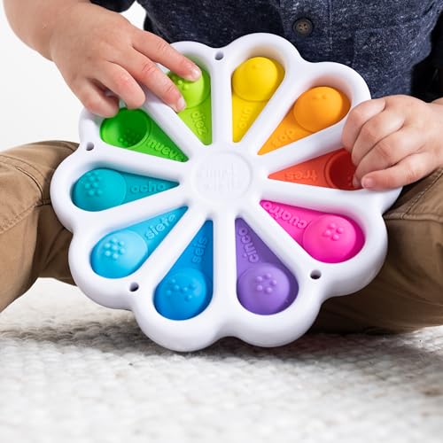 Fat Brain Toys Dimpl Digits, Number Learning Toy for Toddlers, Early Development Toy, Educational Toy, Push and Pop Toy, Sensory Toy for Babies, Colourful Toy for Boys and Girls Aged 2 Years and Older