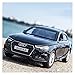 MAQINA 1/32 per Audi A4 Pressofuso in Lega Suono E Luce Modello di Auto Giocattolo per Bambini Veicoli Regalo di Natale Macchinina per Bambini (Colore : Nero)