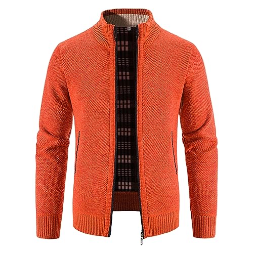 Mens Cardigan Sweater Full Zip Cable Knitted Long Sleeve Shawl Collar Slim Fit Sweaters Workout Knit Cardigans2