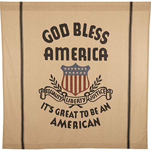 Pinevalleyquiltsgodblessamericapatrioticcountryamericanashowercurtain72x72100cottoncolorsnaturalcountryblackbrickredcaremachinewashtumbledrylowironsafe  Urban Country Home Decor Pine valley quilts god bless america patriotic country americana shower curtain 72×72 100 cotton colors natural country black brick red care machine wash tumble dry low iron safe  urban country home decor
