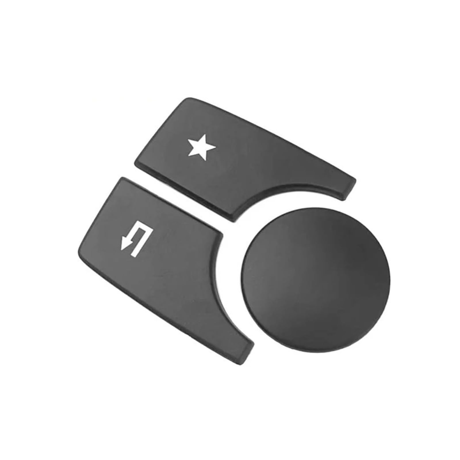 Car Interior Button Sticker Compatible with Benz for E Class for CLA GLA GLK W204 W212 W176 W246 X204 Car Centre Multimedia Function Button Cover Trim Stickers