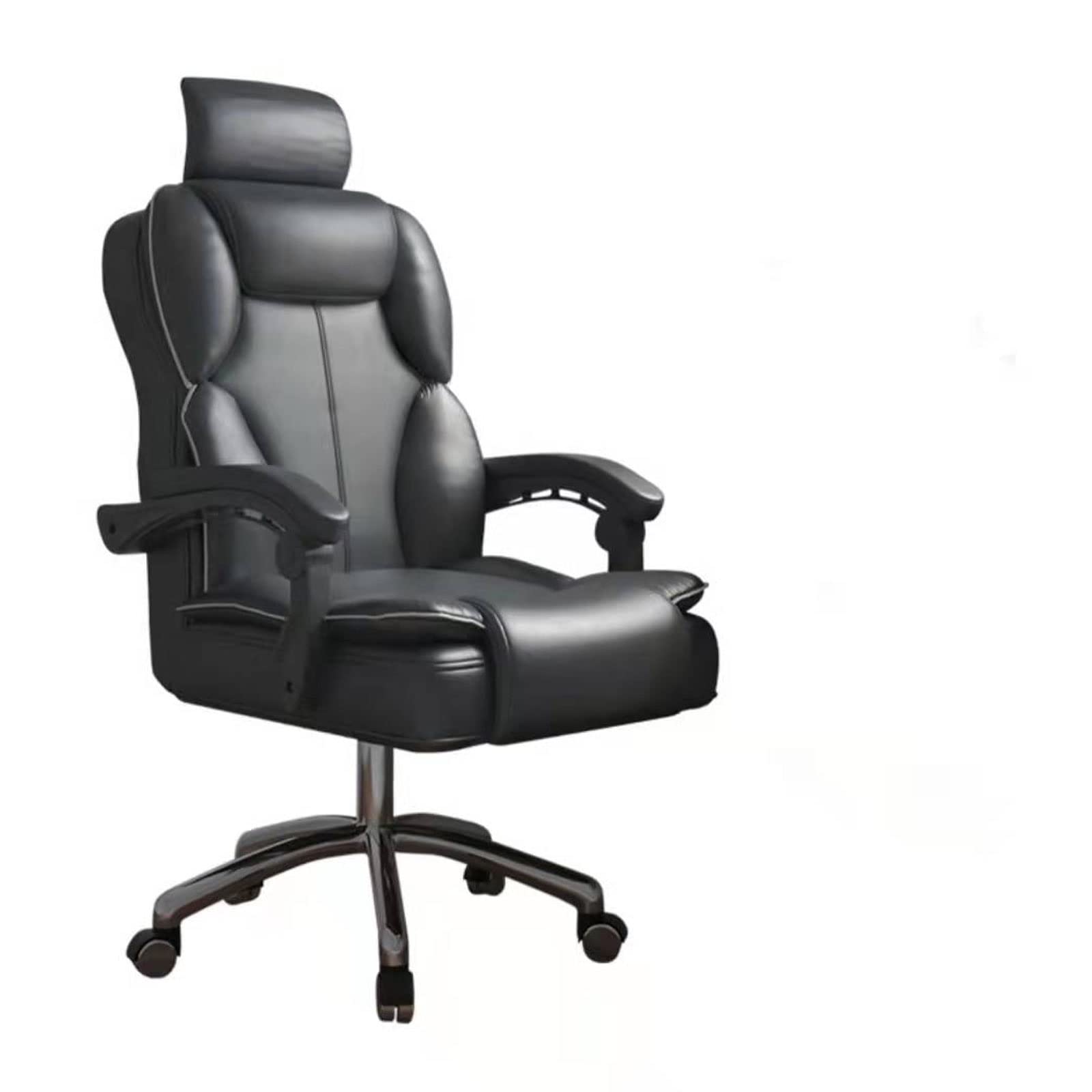 Ergonomiczne krzesło biurowe i fotel gamingowy, regulowana wysokość, miękka sofa do salonu i sypialni, nowoczesny czarny design dla komfortu i stylu