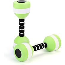 Aquatic Dumbbells, 2PCS EVA Foam Water Weights, Aquatic Exercise Dumbbells for Adults Youth Women Water Workouts Tools