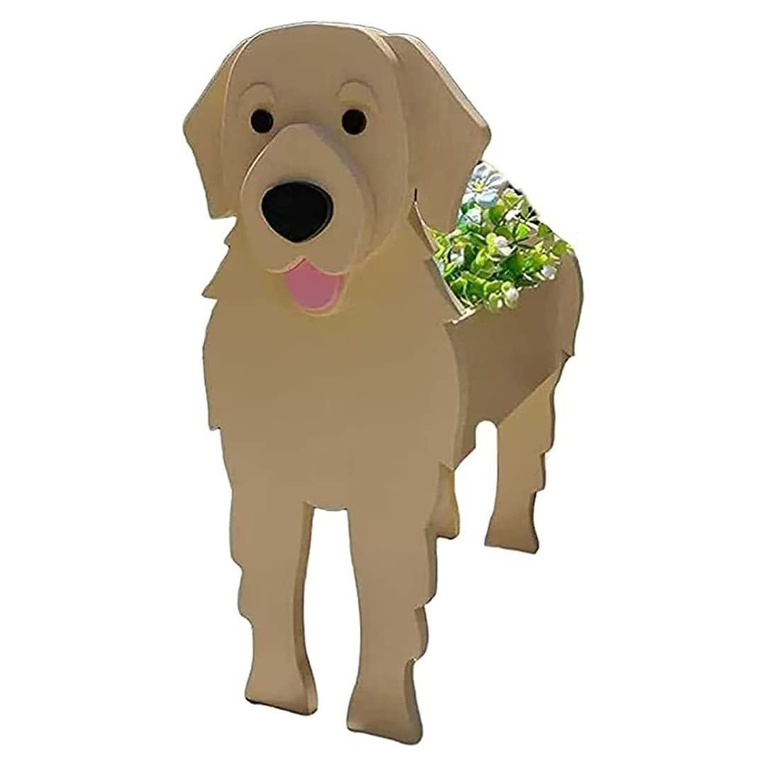 EIMOPE Cute Flower Pot Dog Planter, Garden Flower Planters Animal Shaped Flower Pot, Dog Plant Pots For Garden Flower Cactus Air Plants, Home Decor Gift — image 1