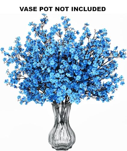 Image of Artificial Baby's Breath Flowers for Decoration (6, Blue)