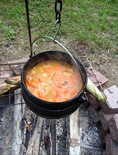 Cuisiland 8.6Qt Pre-Seasoned Cast Iron Potjie Pot #TOP5