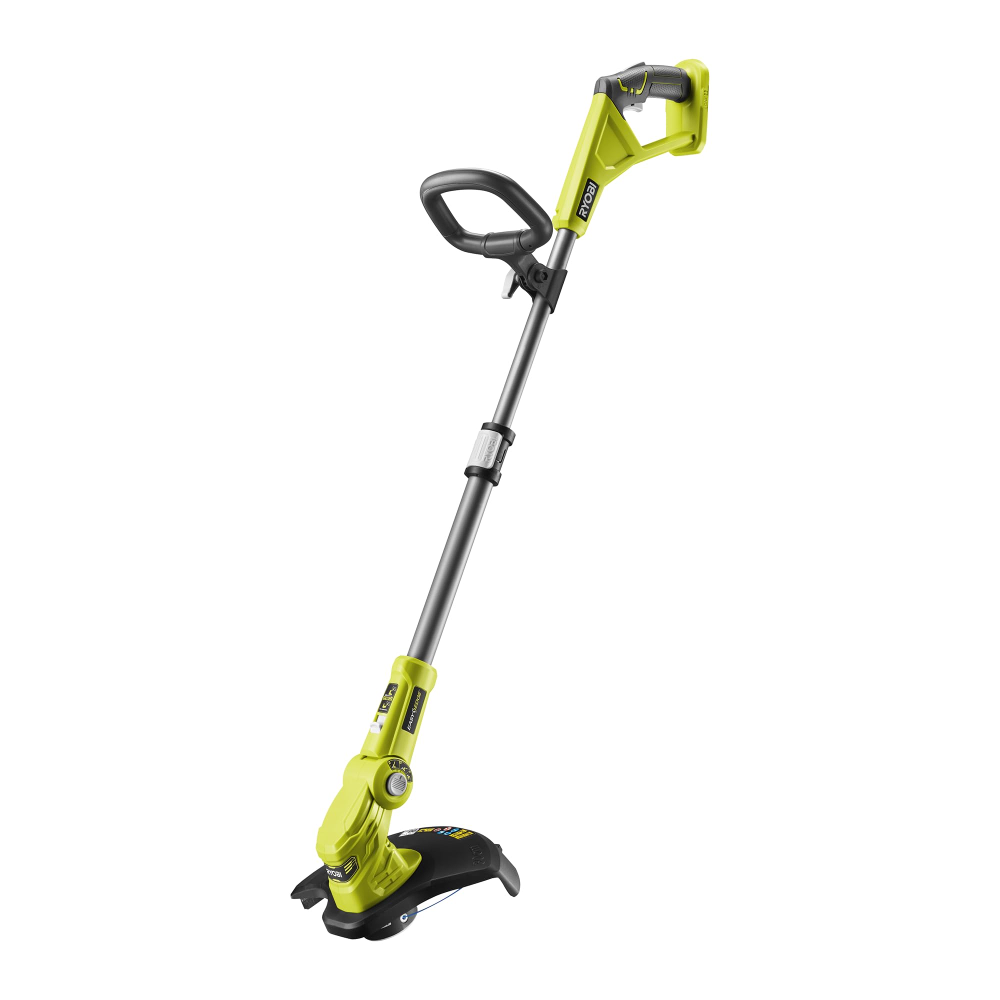RYOBI - Cortabordes Eléctrico Inalámbrico a Batería 18V One+ Ø 25-30cm - Usos Trabajos de Acabado, Bordes de Macizos y Parte Baja de Taludes, (Batería no incluida) - Gran Confort de Trabajo - OLT1832