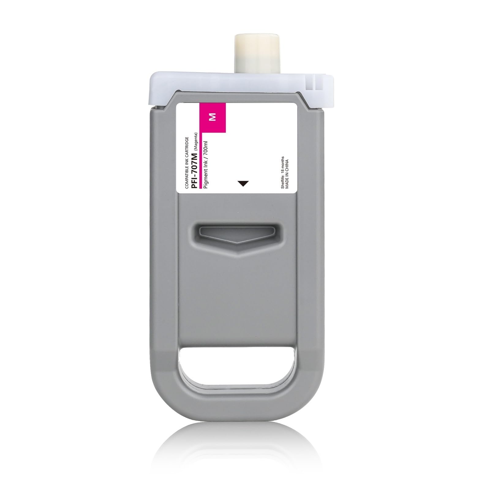 Cartucce d'inchiostro PFI-707 compatibili for Canon IPF830 IPF840 IPF850 | Inchiostro pigmentato, chip monouso, fornitura di inchiostro, stampa di grande formato(Magenta)