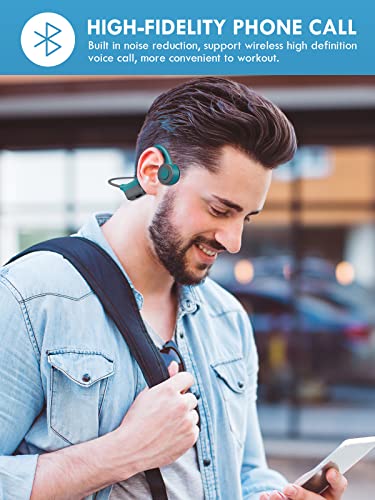 Wanfei Bone Conduction Headphones, Running Bluetooth Headphones, Air Open Ear Wireless Earphones With Mic For Sports Hiking Running Driving Cycling Fitness Workouts Walking #TOP5
