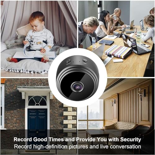 Image of DEATTI Mini Size spy WiFi Magnetic HD 1080P Wireless Security Camera with Motion Security (DECM41)