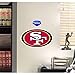 NFL San Francisco 49ers Teammate Logo Wall Sticker Decal