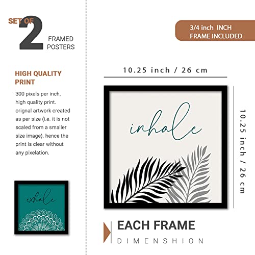 Image of KOTART Paintings Modern Art Wall Decor Framed Paintings for Bedroom Room Living Room - Framed Wall Posters /Paintings with Frame - Paintings for Wall Decoration Set of 4 (Art 9, Small (10x13 or 10x10 inch))
