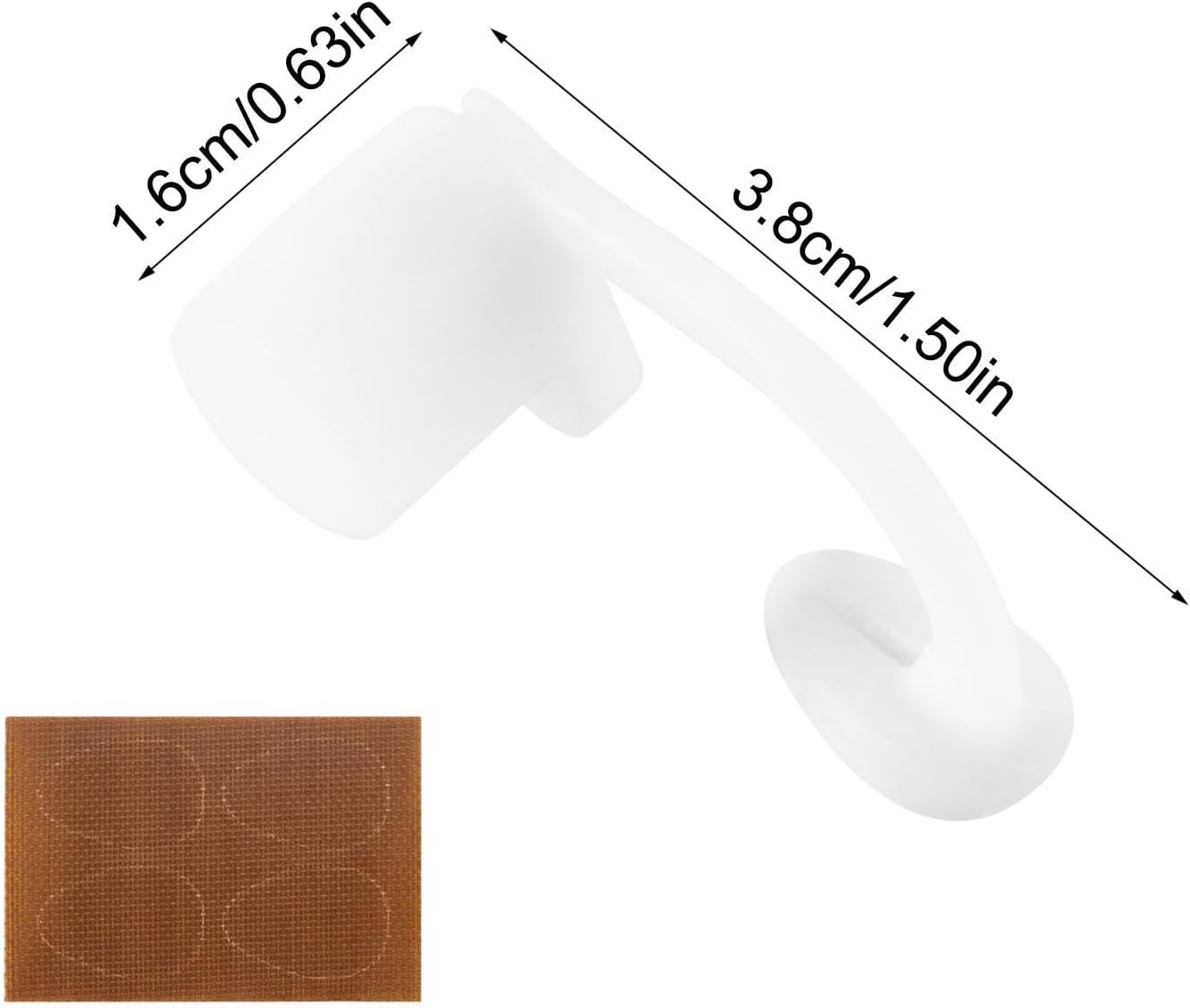 Window Tint Tools - Anti-Scratch Small Reusable Guide, 1.50x0.63 Inch Car Glass Window Solar Film Pads with Precision Control, Application Protector, Vinyl Smoothing Kit for Truck Vehicle Sedan