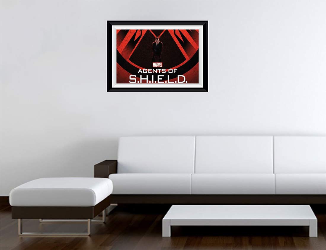 Gadgets Wrap Printed Landscape Photo Frame Style Decal Decor, Marvels Agents of Shield (15 X 11Inch, Multicolor)