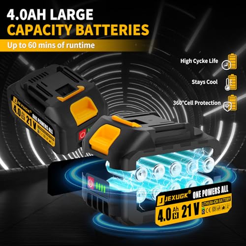 JEXUGK 21V Brushless Wood Router